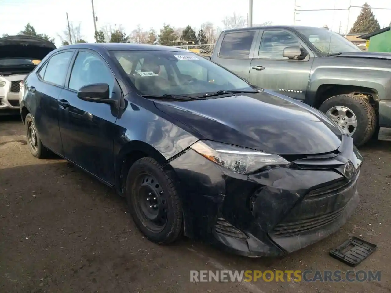 1 Photograph of a damaged car 5YFBURHE9KP888015 TOYOTA COROLLA 2019