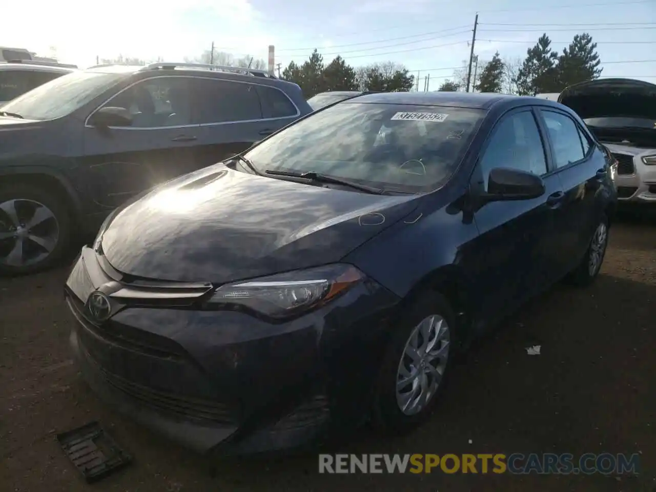 2 Photograph of a damaged car 5YFBURHE9KP888015 TOYOTA COROLLA 2019