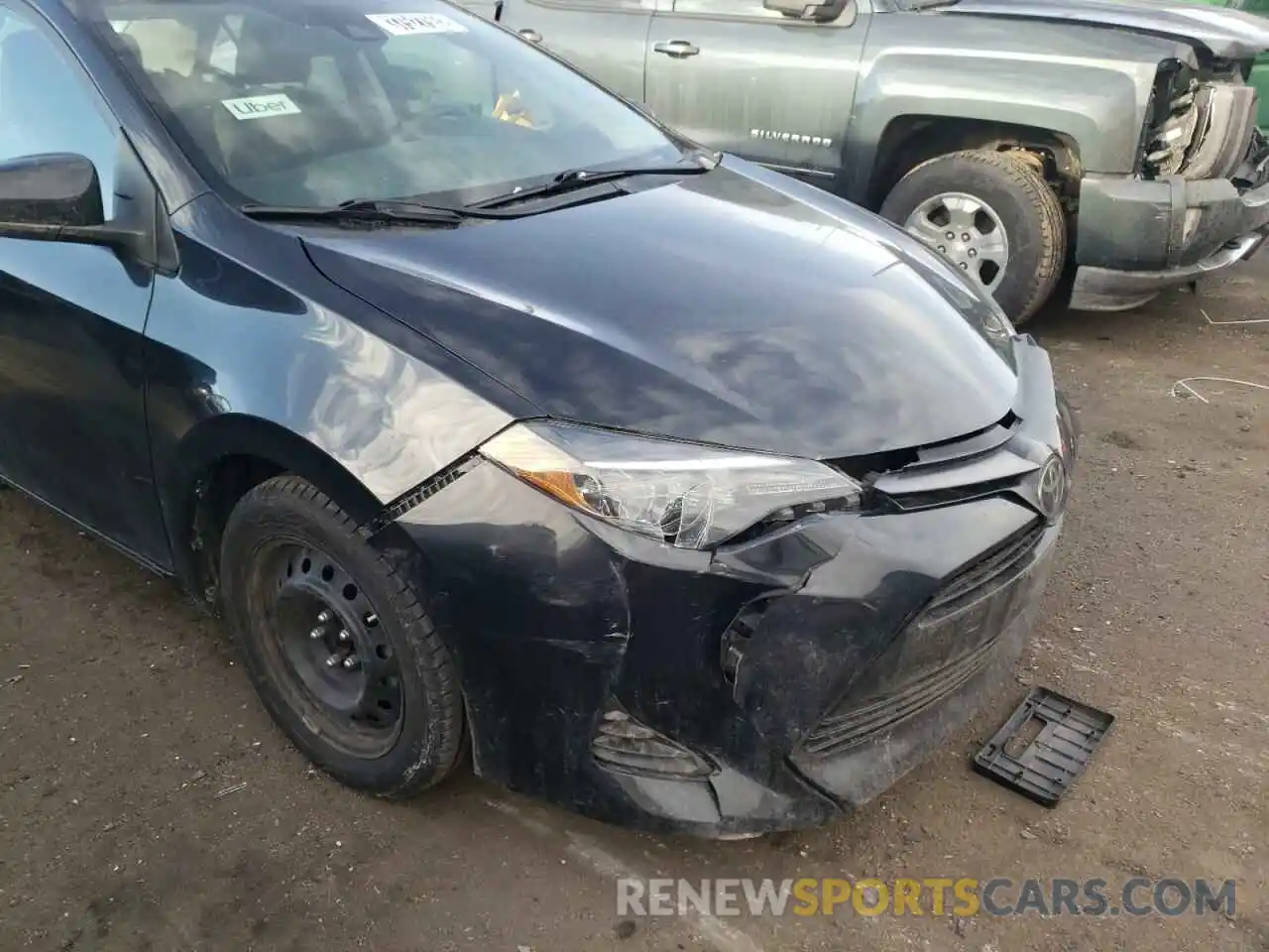 9 Photograph of a damaged car 5YFBURHE9KP888015 TOYOTA COROLLA 2019