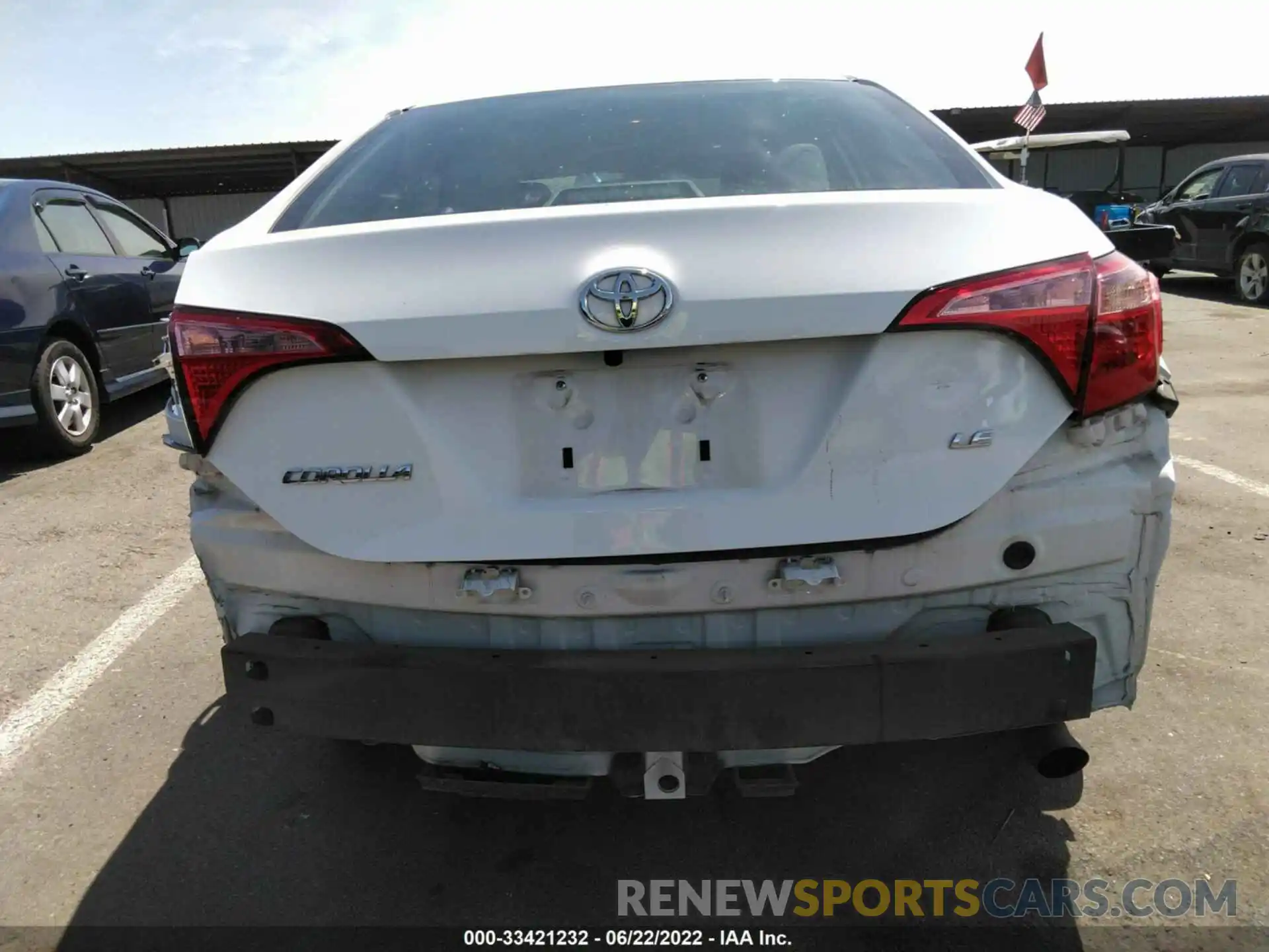 6 Photograph of a damaged car 5YFBURHE9KP888127 TOYOTA COROLLA 2019