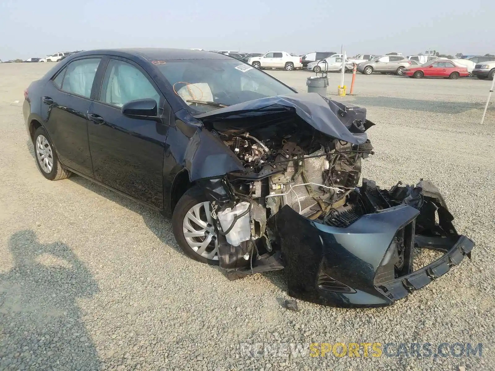 1 Photograph of a damaged car 5YFBURHE9KP888158 TOYOTA COROLLA 2019