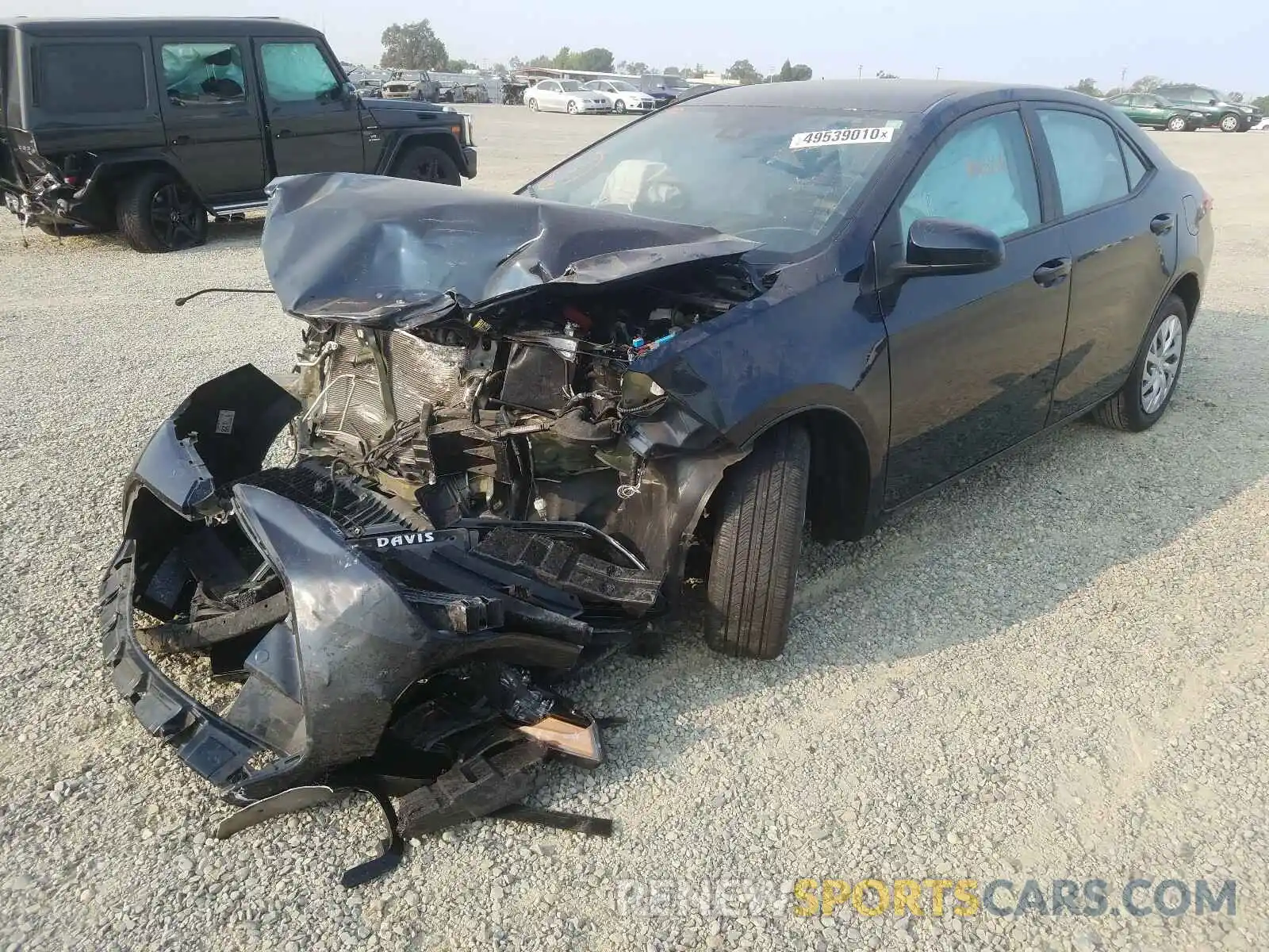 2 Photograph of a damaged car 5YFBURHE9KP888158 TOYOTA COROLLA 2019