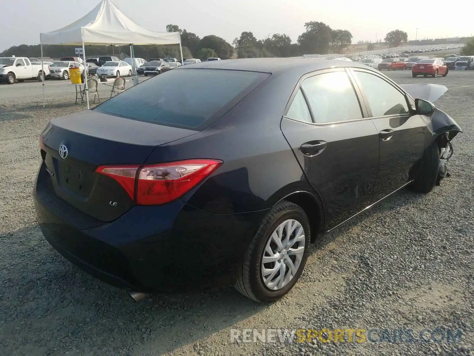 4 Photograph of a damaged car 5YFBURHE9KP888158 TOYOTA COROLLA 2019