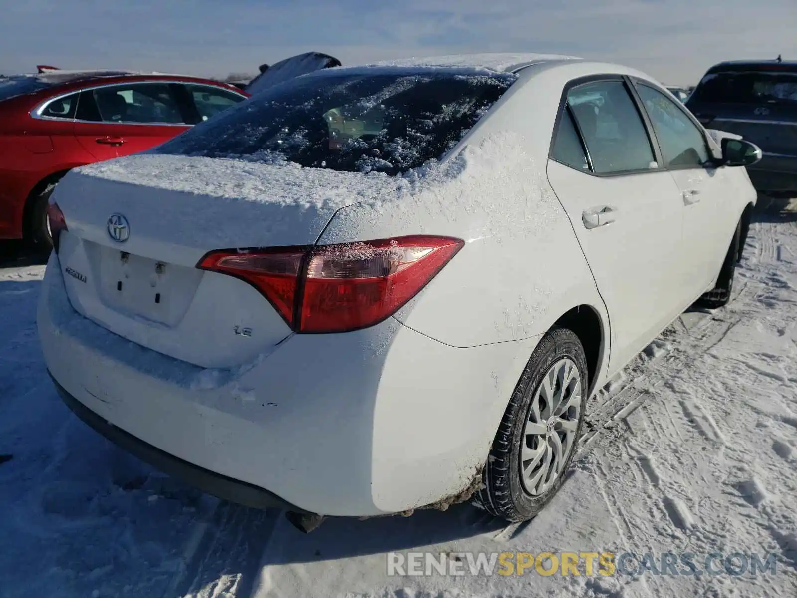 4 Photograph of a damaged car 5YFBURHE9KP888323 TOYOTA COROLLA 2019