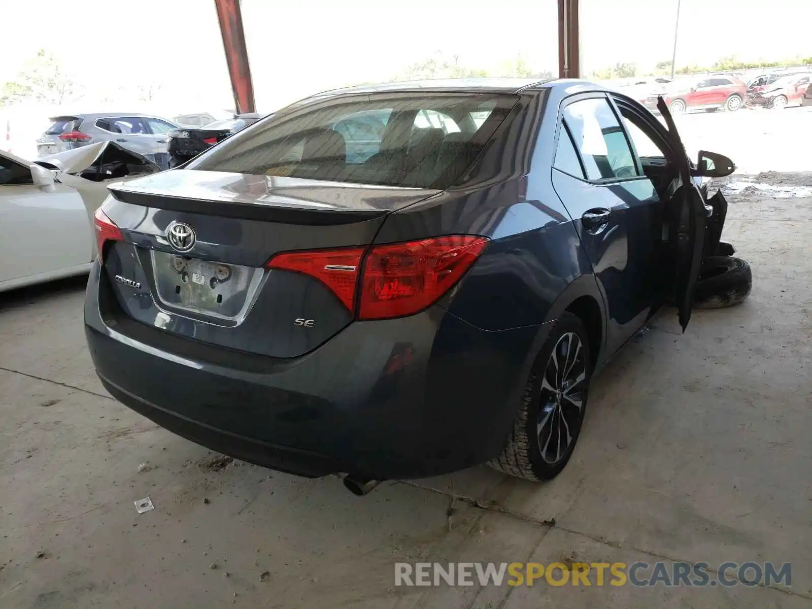 4 Photograph of a damaged car 5YFBURHE9KP888564 TOYOTA COROLLA 2019