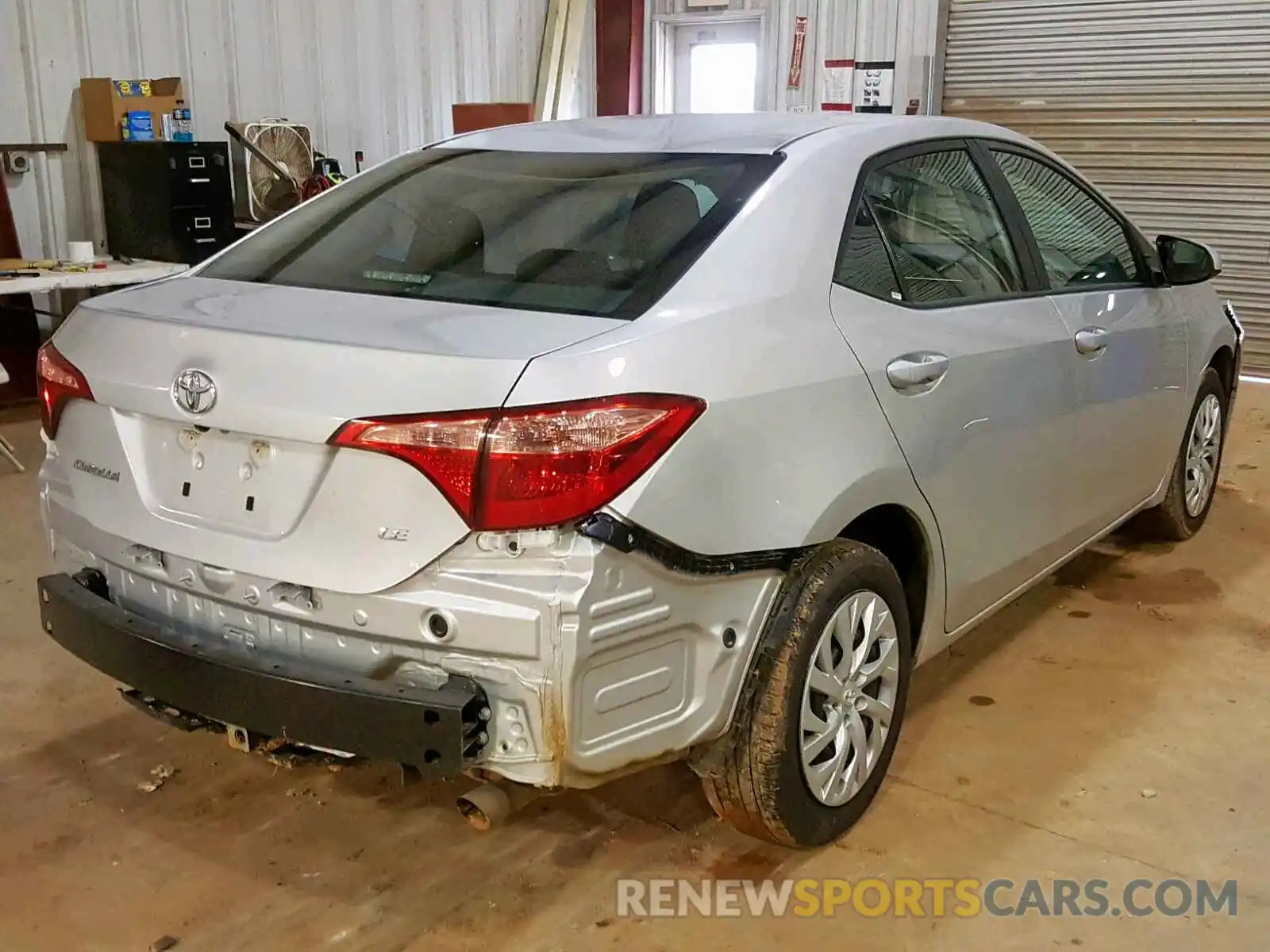 4 Photograph of a damaged car 5YFBURHE9KP888757 TOYOTA COROLLA 2019