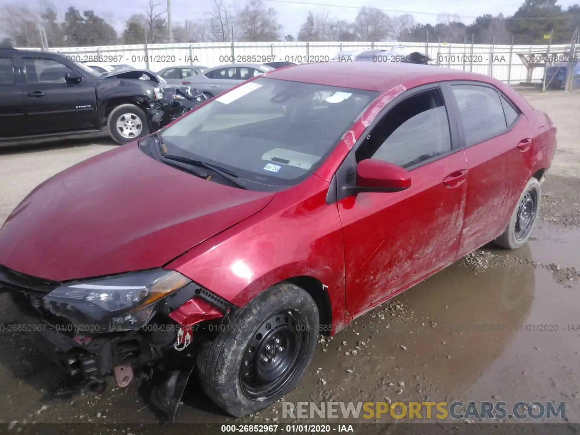 2 Photograph of a damaged car 5YFBURHE9KP888760 TOYOTA COROLLA 2019