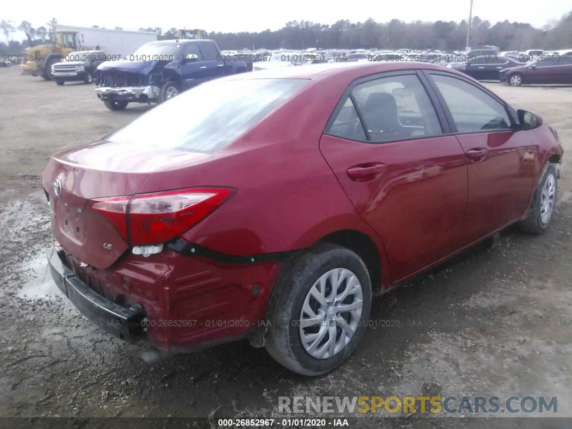 4 Photograph of a damaged car 5YFBURHE9KP888760 TOYOTA COROLLA 2019