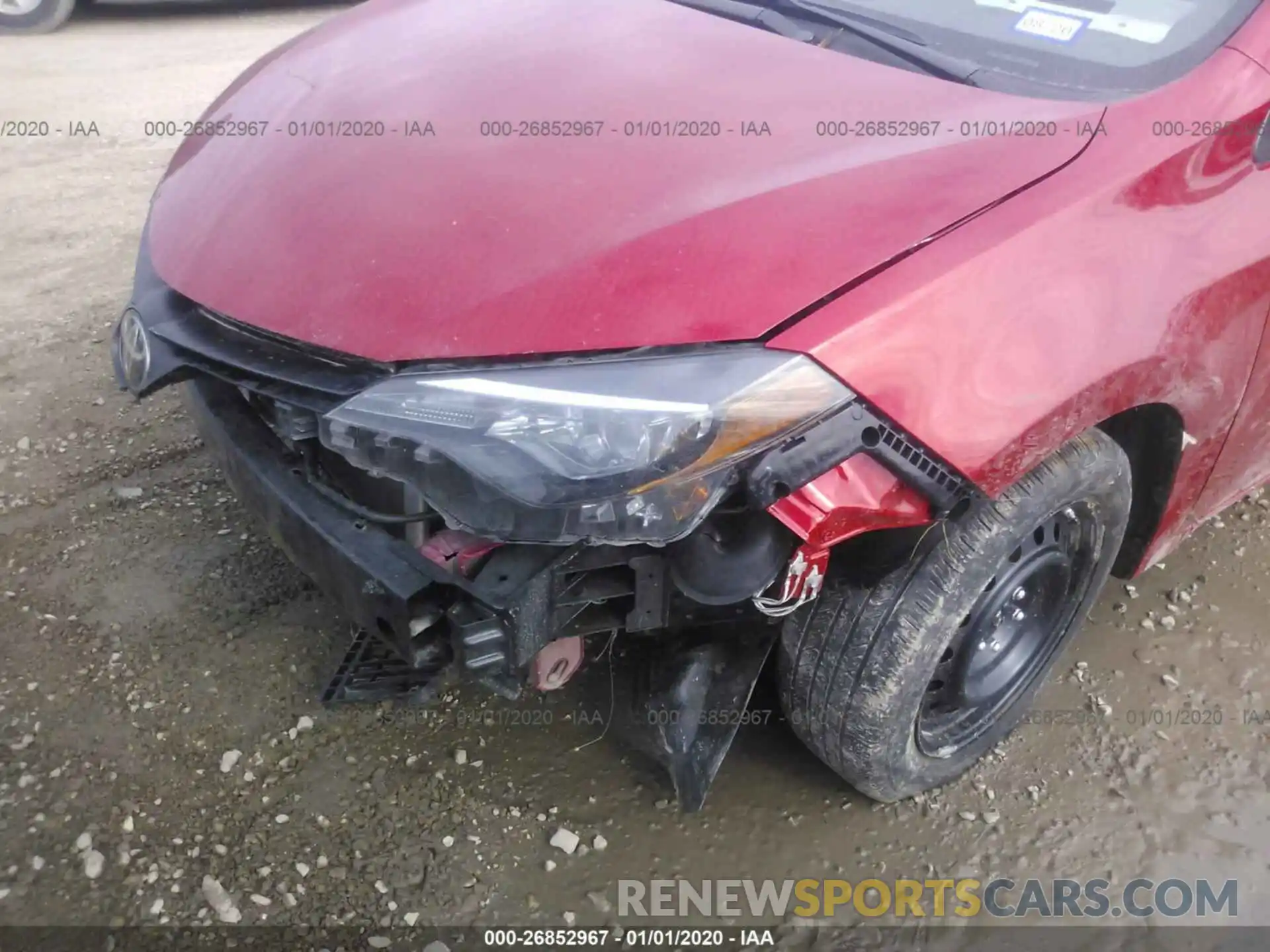 6 Photograph of a damaged car 5YFBURHE9KP888760 TOYOTA COROLLA 2019