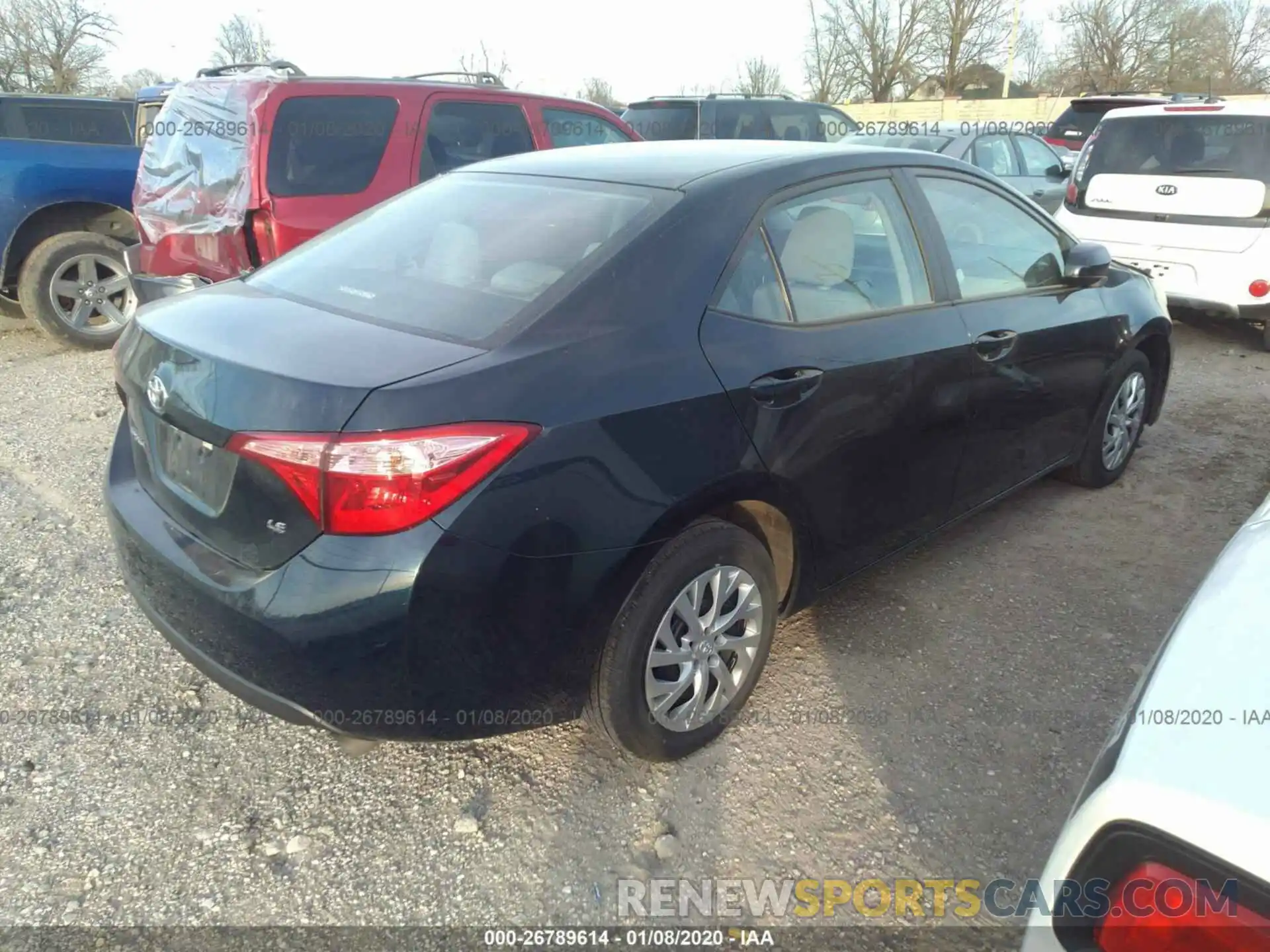 4 Photograph of a damaged car 5YFBURHE9KP888841 TOYOTA COROLLA 2019