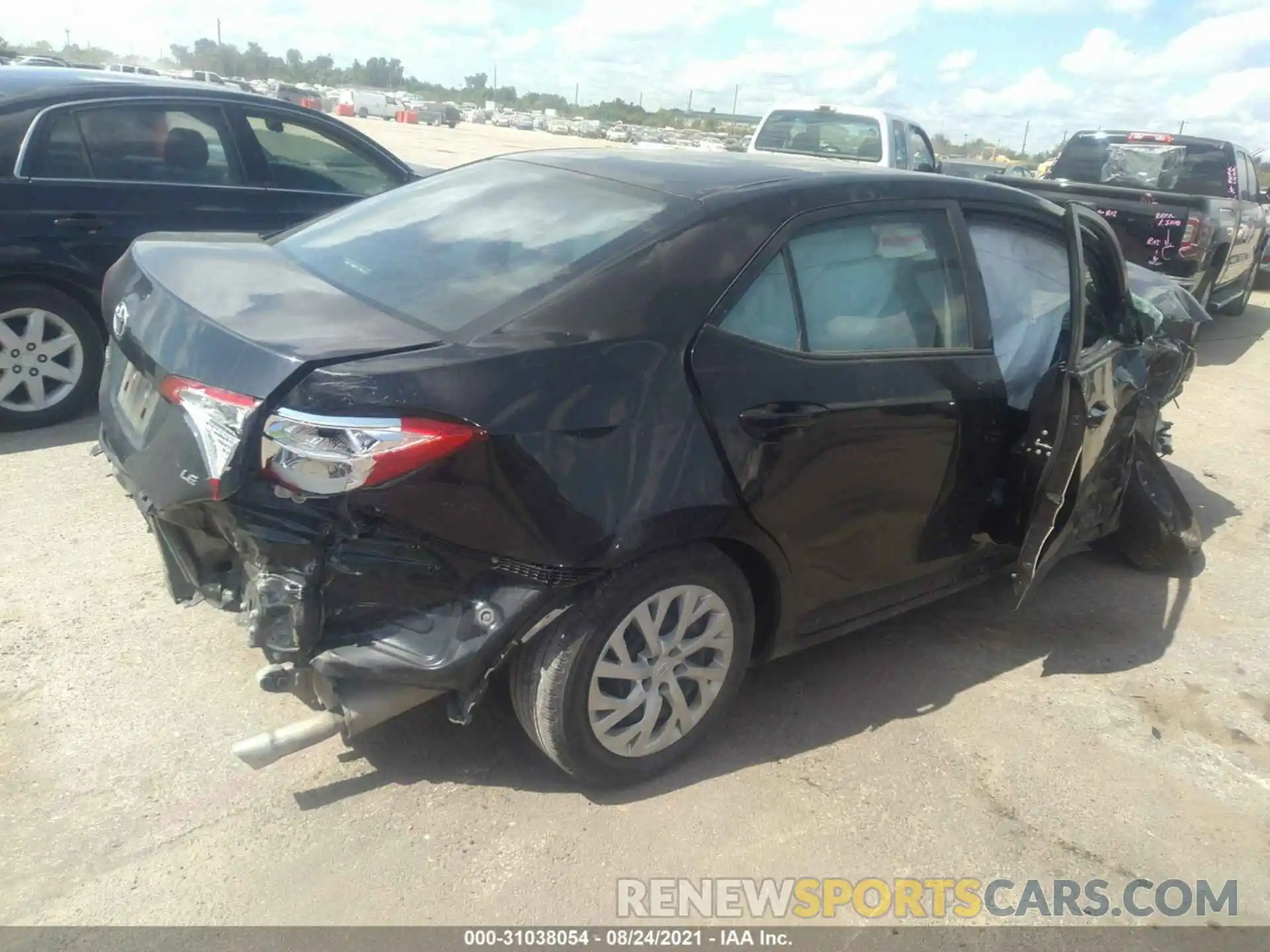 4 Photograph of a damaged car 5YFBURHE9KP888967 TOYOTA COROLLA 2019