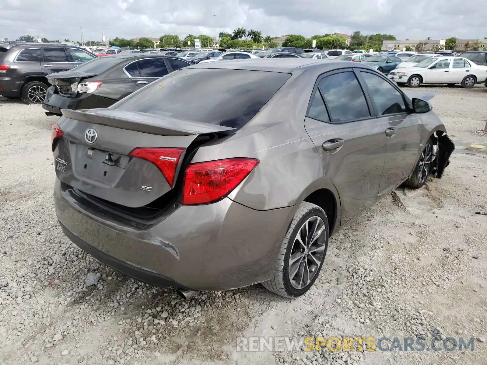 4 Photograph of a damaged car 5YFBURHE9KP888970 TOYOTA COROLLA 2019