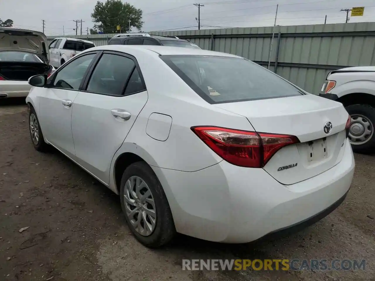 2 Photograph of a damaged car 5YFBURHE9KP888984 TOYOTA COROLLA 2019