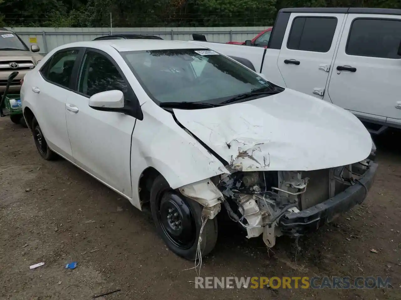 4 Photograph of a damaged car 5YFBURHE9KP888984 TOYOTA COROLLA 2019