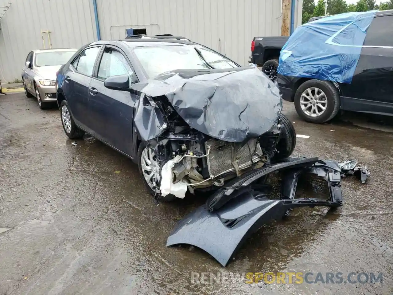 1 Photograph of a damaged car 5YFBURHE9KP889150 TOYOTA COROLLA 2019