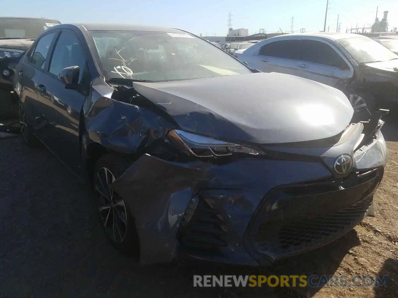 1 Photograph of a damaged car 5YFBURHE9KP889312 TOYOTA COROLLA 2019