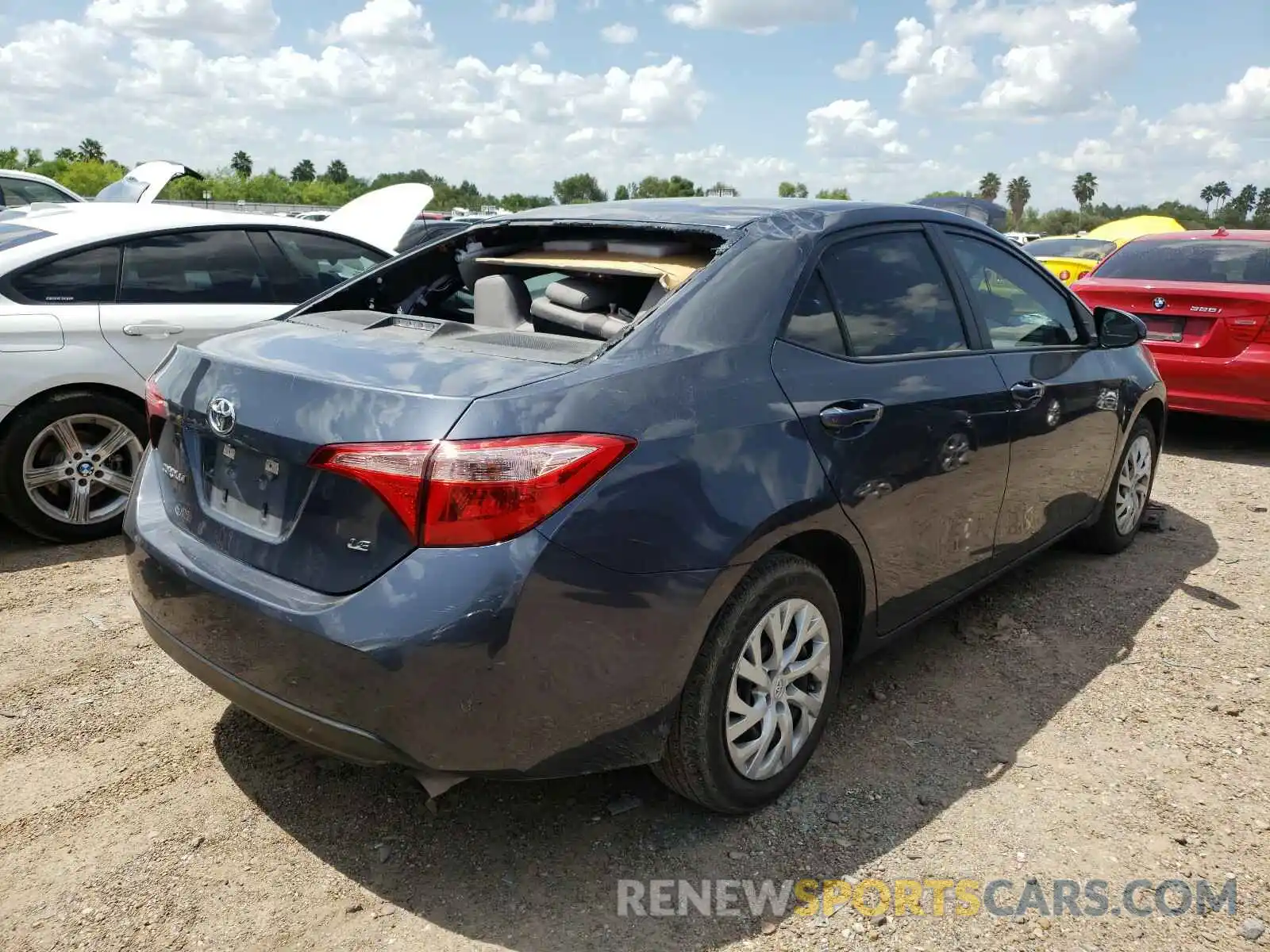 4 Photograph of a damaged car 5YFBURHE9KP889794 TOYOTA COROLLA 2019