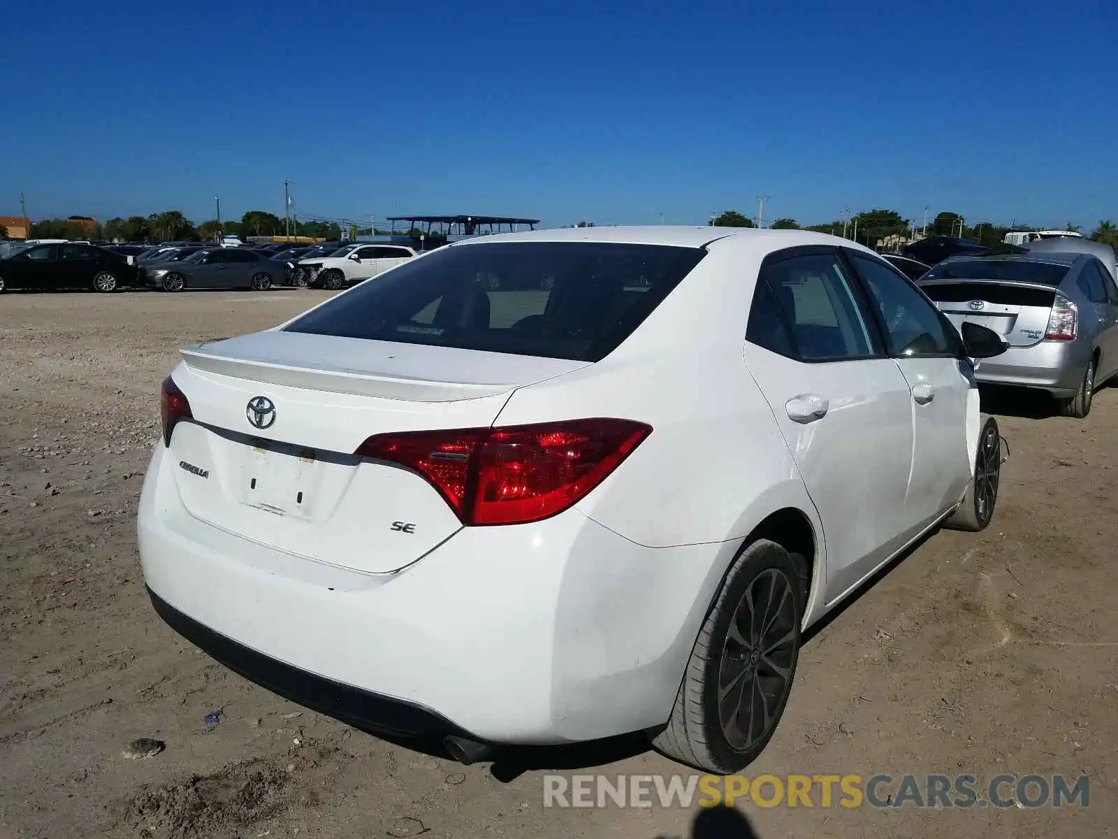 4 Photograph of a damaged car 5YFBURHE9KP889956 TOYOTA COROLLA 2019