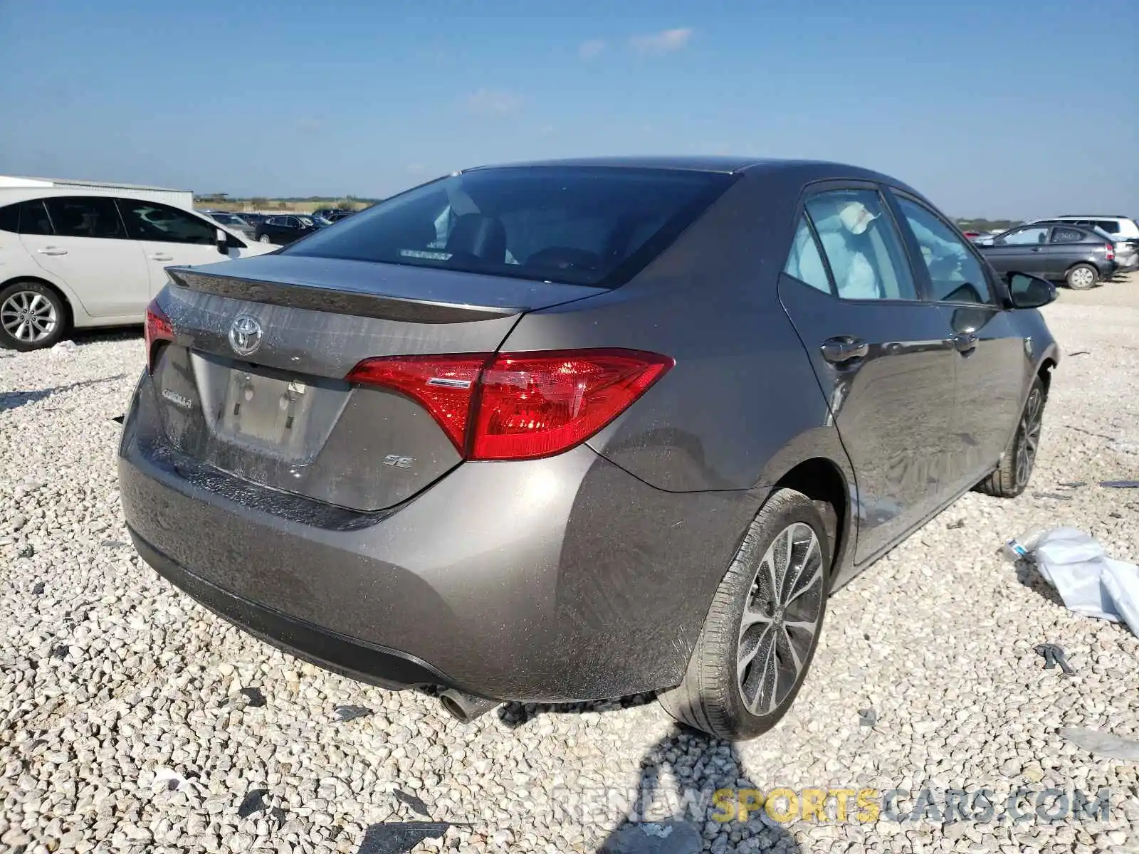 4 Photograph of a damaged car 5YFBURHE9KP889990 TOYOTA COROLLA 2019