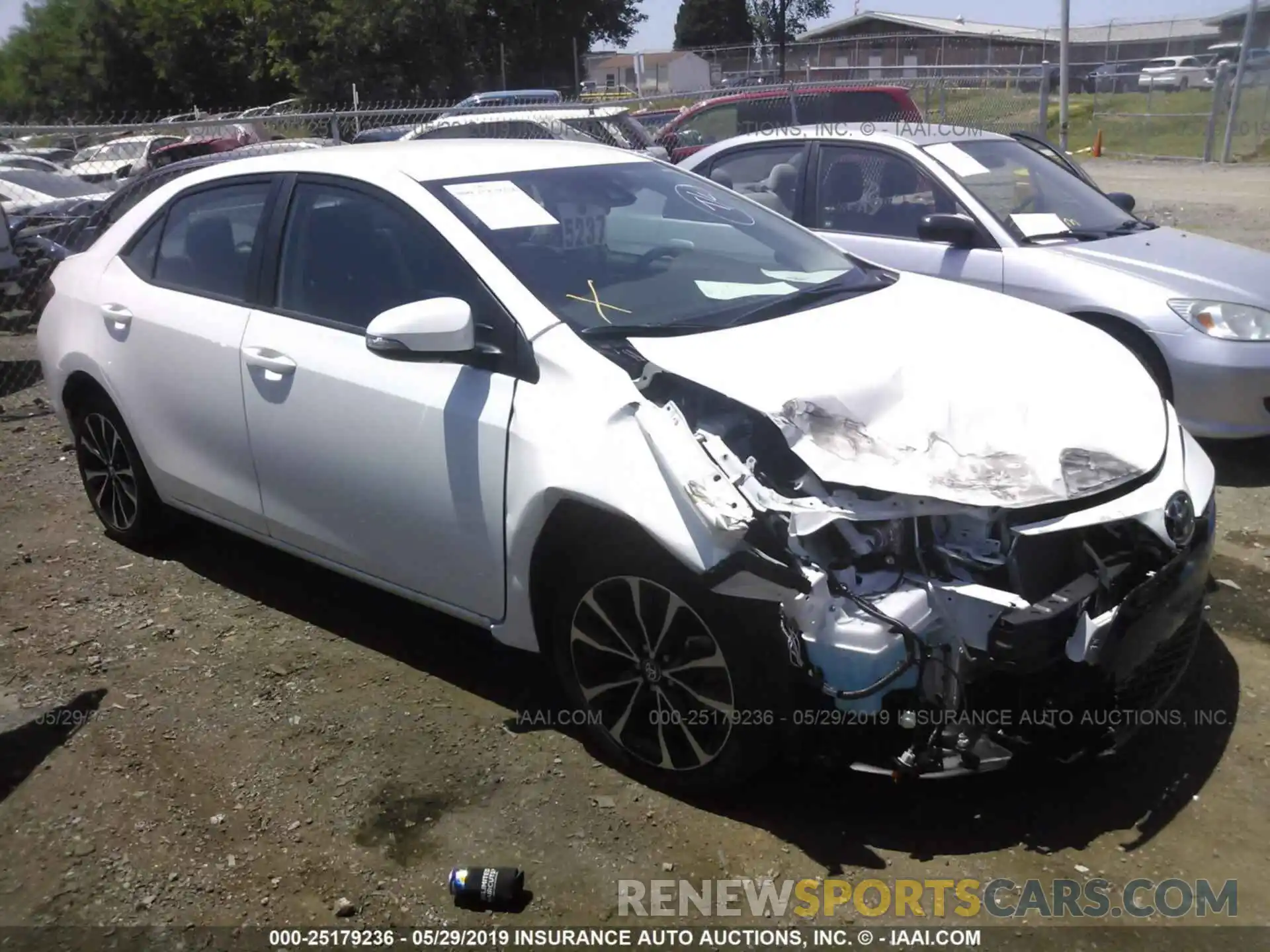 1 Photograph of a damaged car 5YFBURHE9KP890007 TOYOTA COROLLA 2019