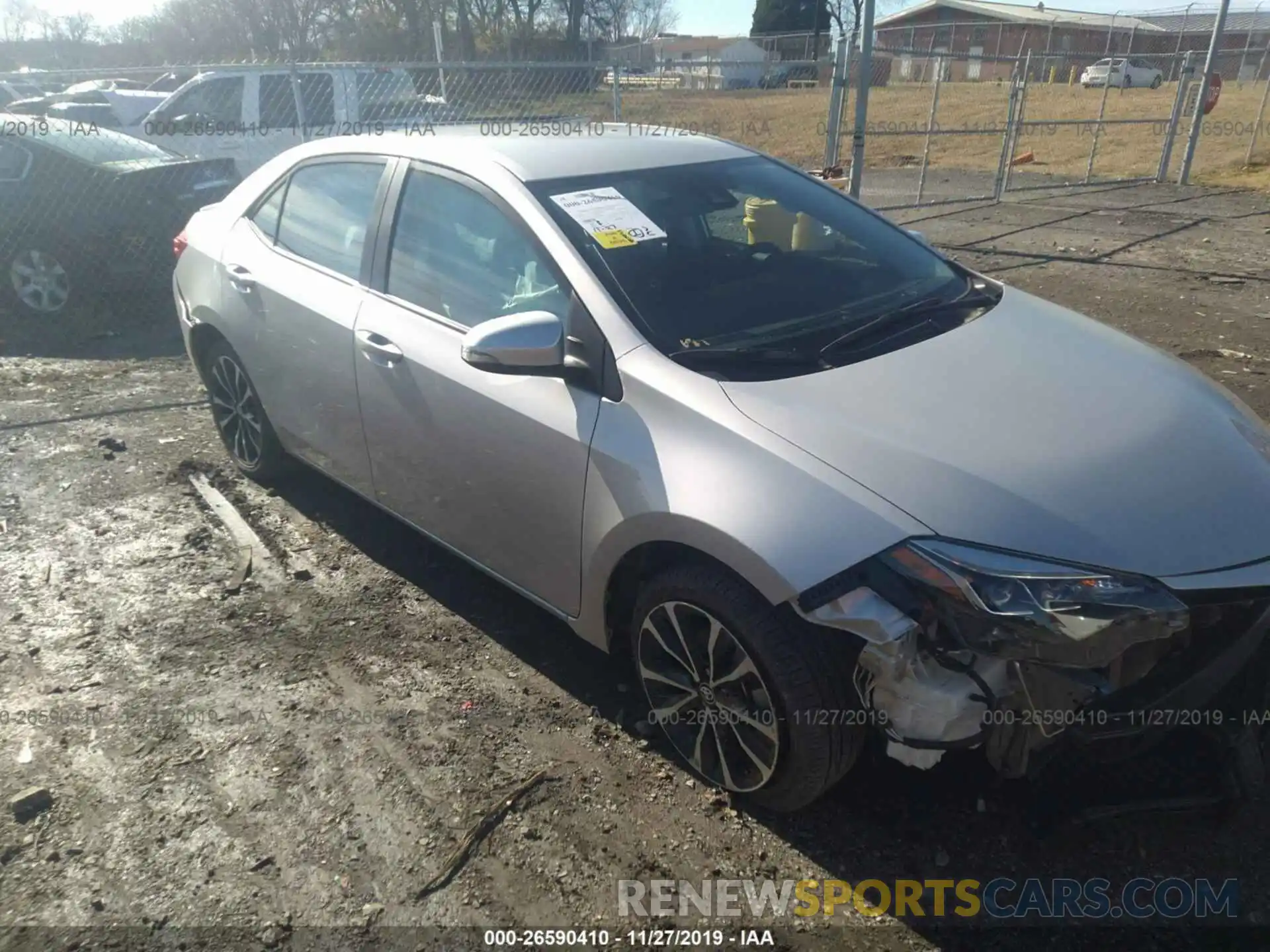 1 Photograph of a damaged car 5YFBURHE9KP890055 TOYOTA COROLLA 2019