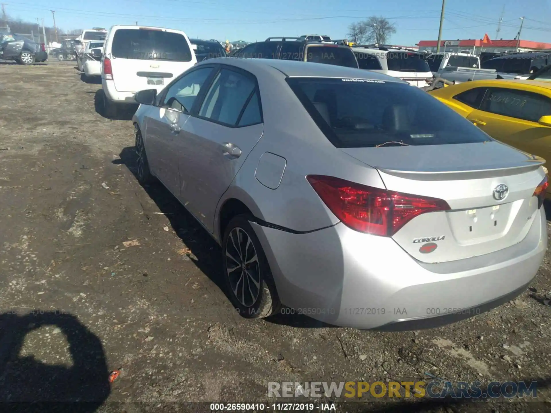 3 Photograph of a damaged car 5YFBURHE9KP890055 TOYOTA COROLLA 2019