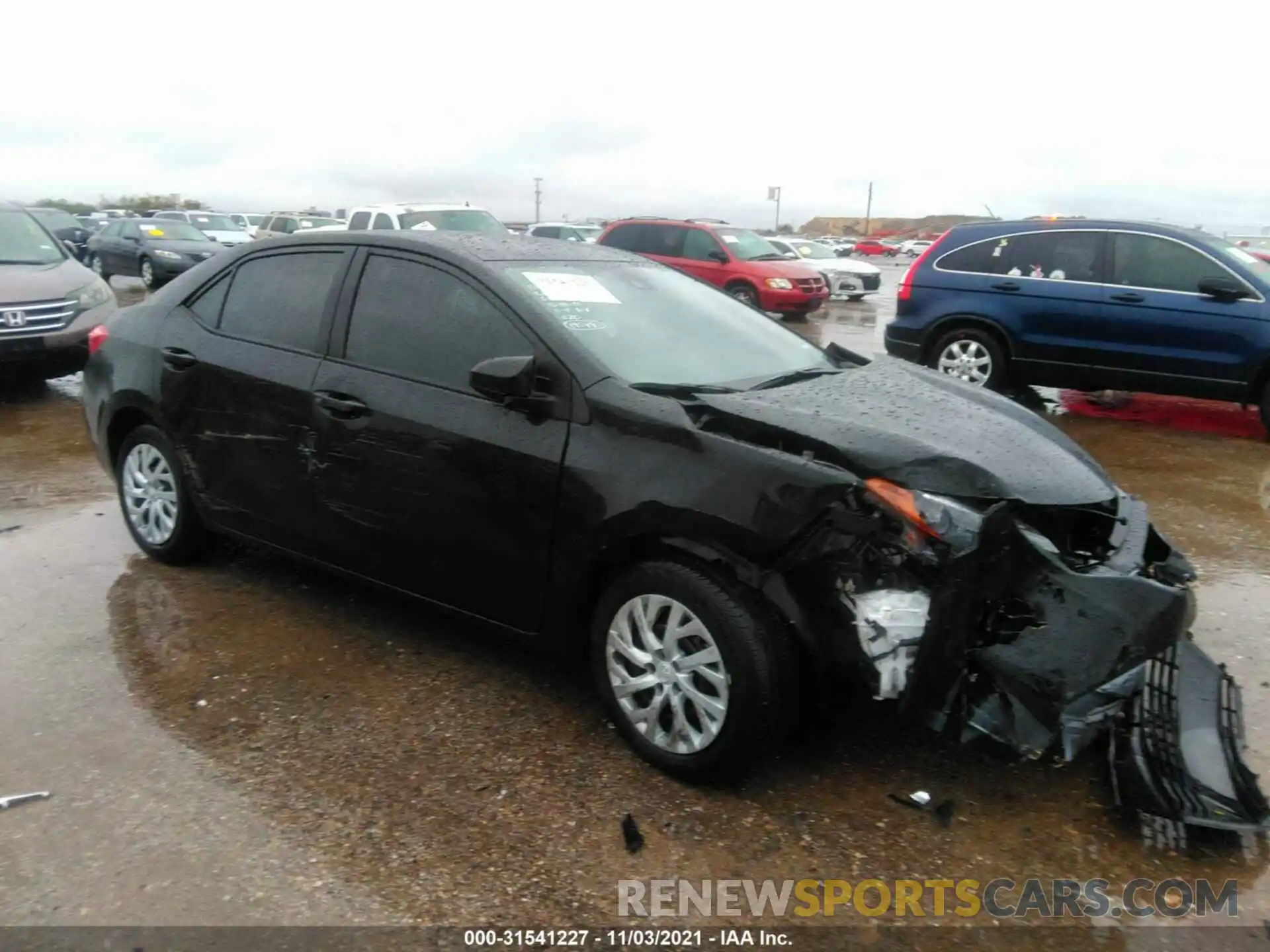 1 Photograph of a damaged car 5YFBURHE9KP890363 TOYOTA COROLLA 2019