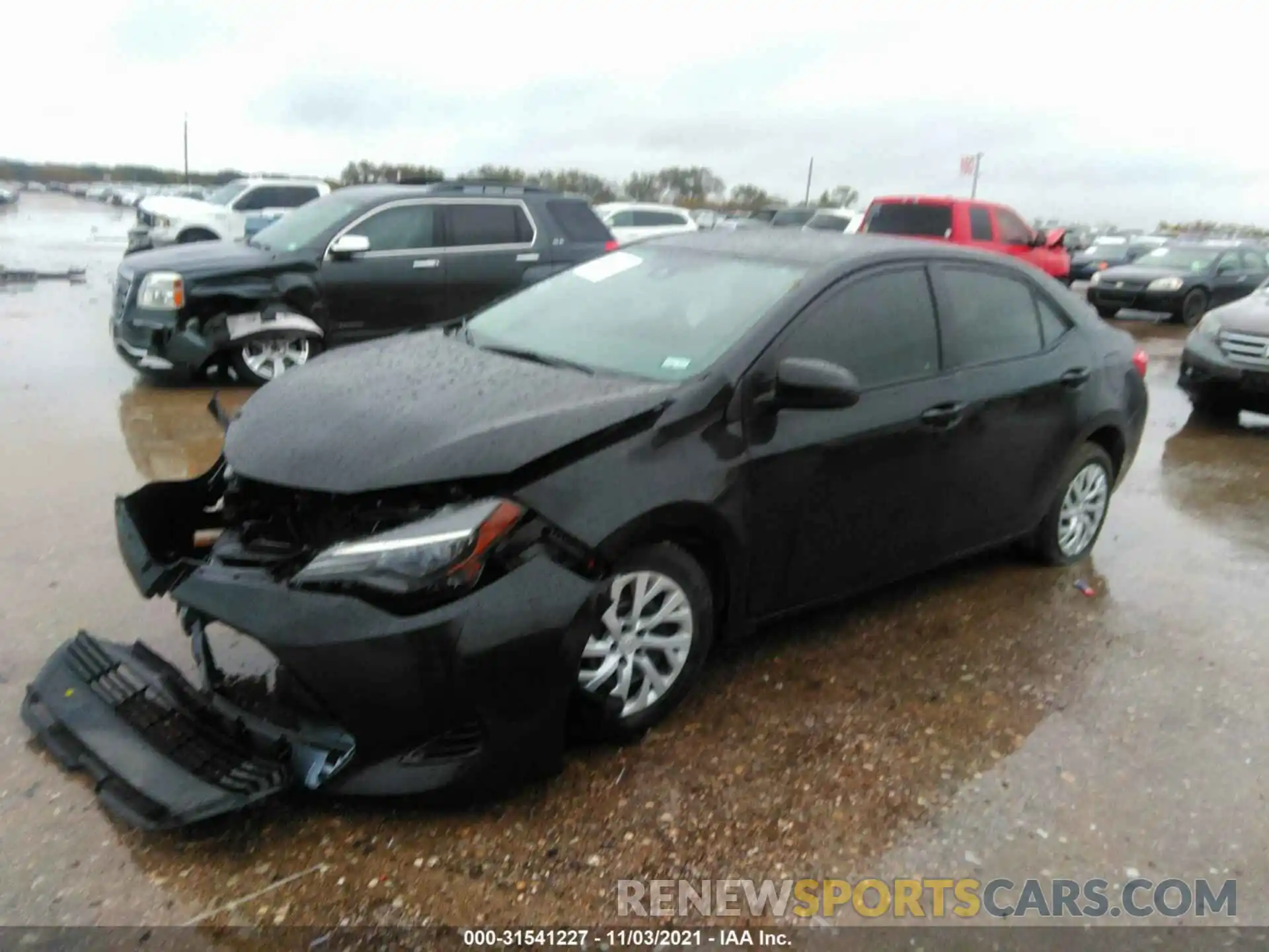 2 Photograph of a damaged car 5YFBURHE9KP890363 TOYOTA COROLLA 2019