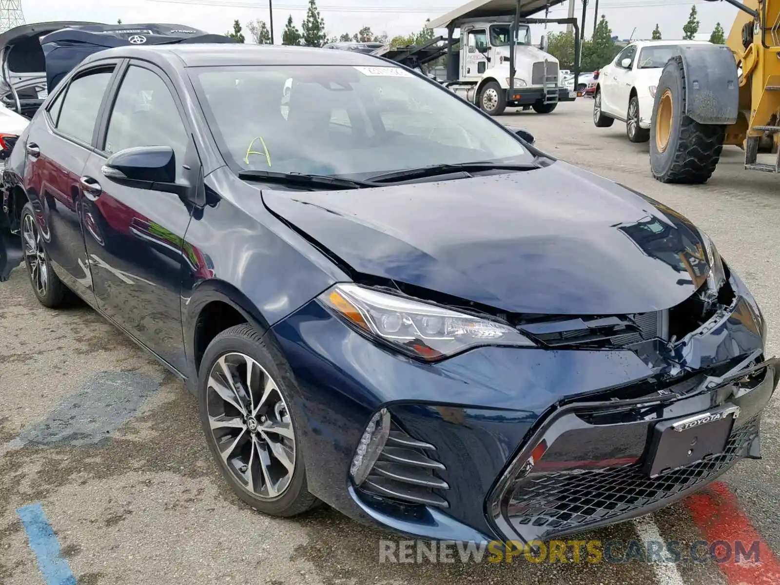 1 Photograph of a damaged car 5YFBURHE9KP890430 TOYOTA COROLLA 2019