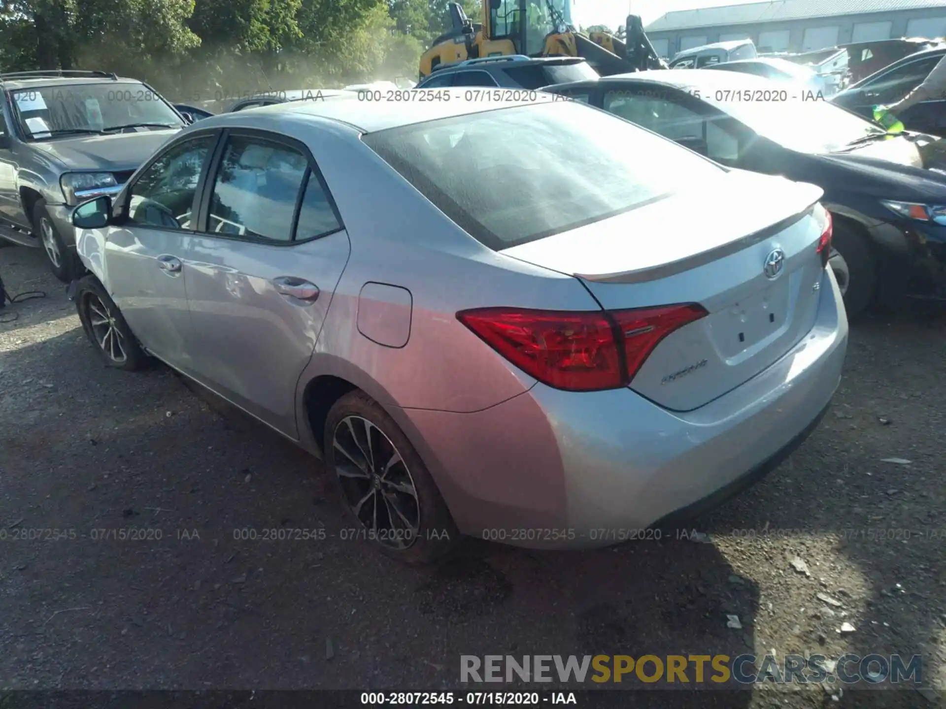 3 Photograph of a damaged car 5YFBURHE9KP890542 TOYOTA COROLLA 2019