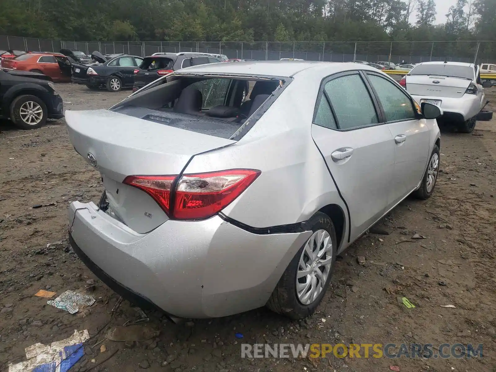 4 Photograph of a damaged car 5YFBURHE9KP890914 TOYOTA COROLLA 2019