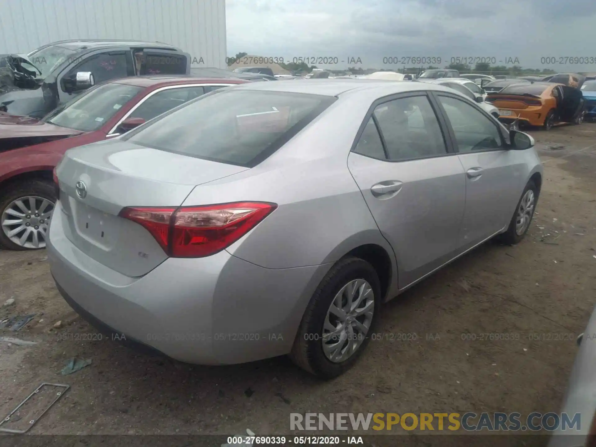 4 Photograph of a damaged car 5YFBURHE9KP891206 TOYOTA COROLLA 2019