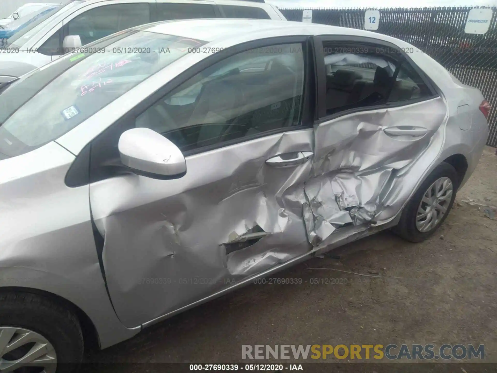 6 Photograph of a damaged car 5YFBURHE9KP891206 TOYOTA COROLLA 2019