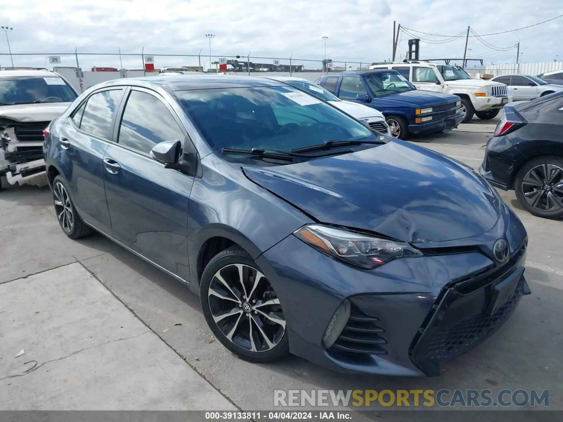 1 Photograph of a damaged car 5YFBURHE9KP891903 TOYOTA COROLLA 2019