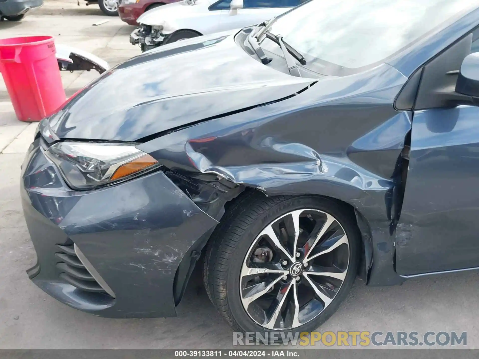 17 Photograph of a damaged car 5YFBURHE9KP891903 TOYOTA COROLLA 2019