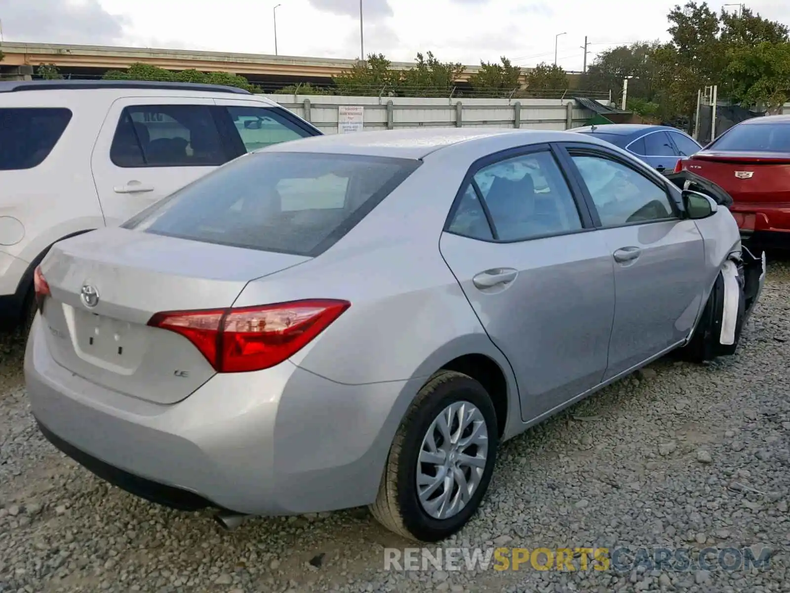 4 Photograph of a damaged car 5YFBURHE9KP891982 TOYOTA COROLLA 2019