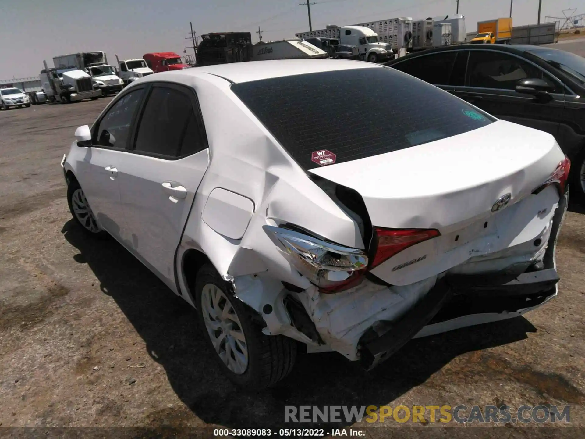 3 Photograph of a damaged car 5YFBURHE9KP892081 TOYOTA COROLLA 2019