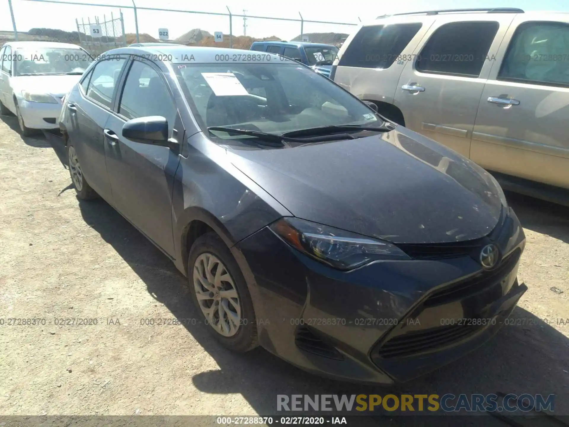 1 Photograph of a damaged car 5YFBURHE9KP892131 TOYOTA COROLLA 2019