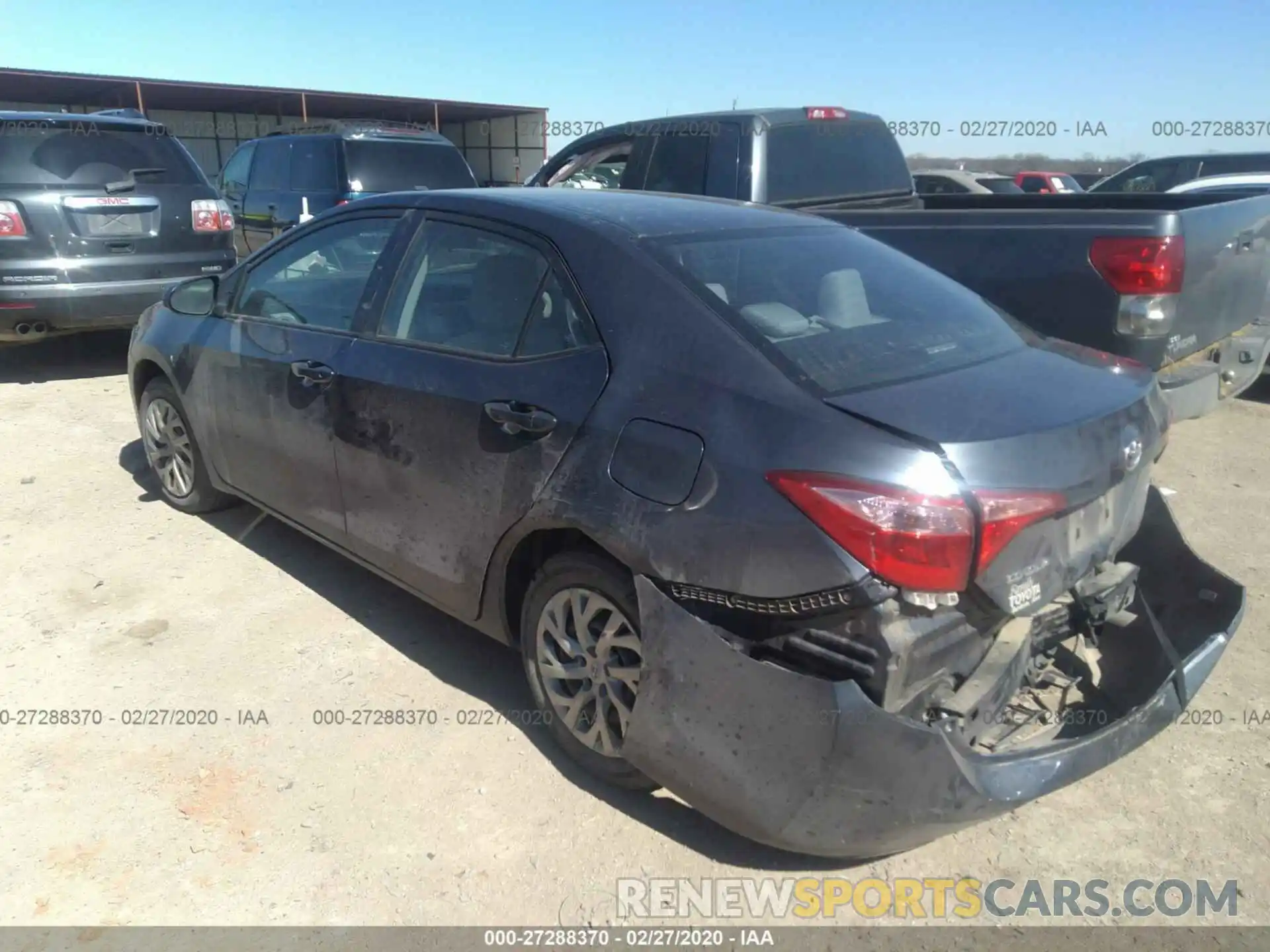 3 Photograph of a damaged car 5YFBURHE9KP892131 TOYOTA COROLLA 2019