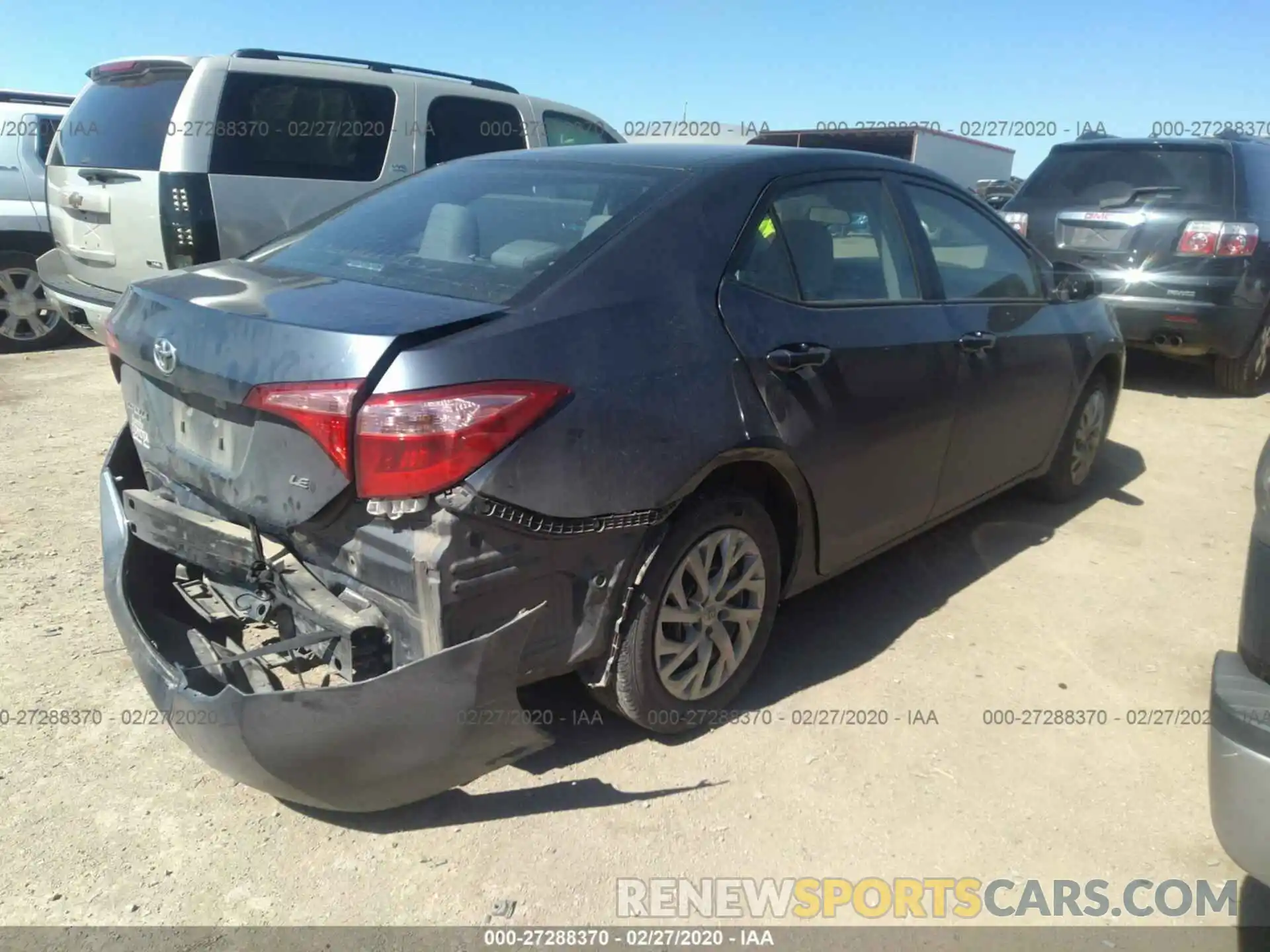 4 Photograph of a damaged car 5YFBURHE9KP892131 TOYOTA COROLLA 2019