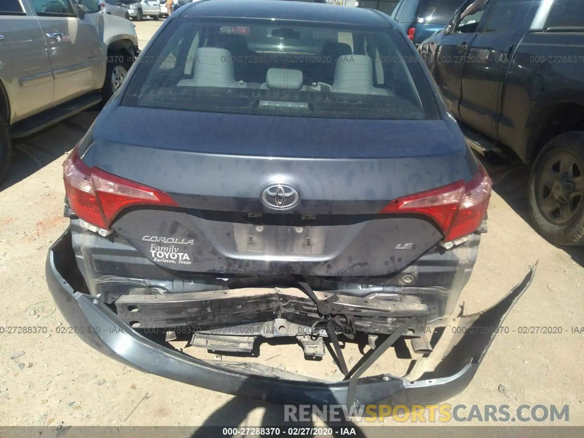 6 Photograph of a damaged car 5YFBURHE9KP892131 TOYOTA COROLLA 2019