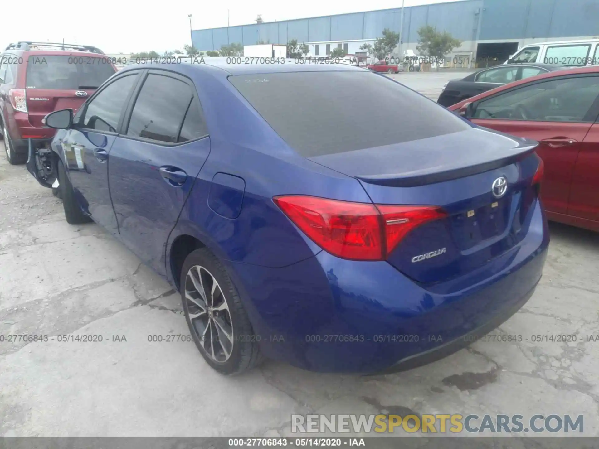 3 Photograph of a damaged car 5YFBURHE9KP892825 TOYOTA COROLLA 2019