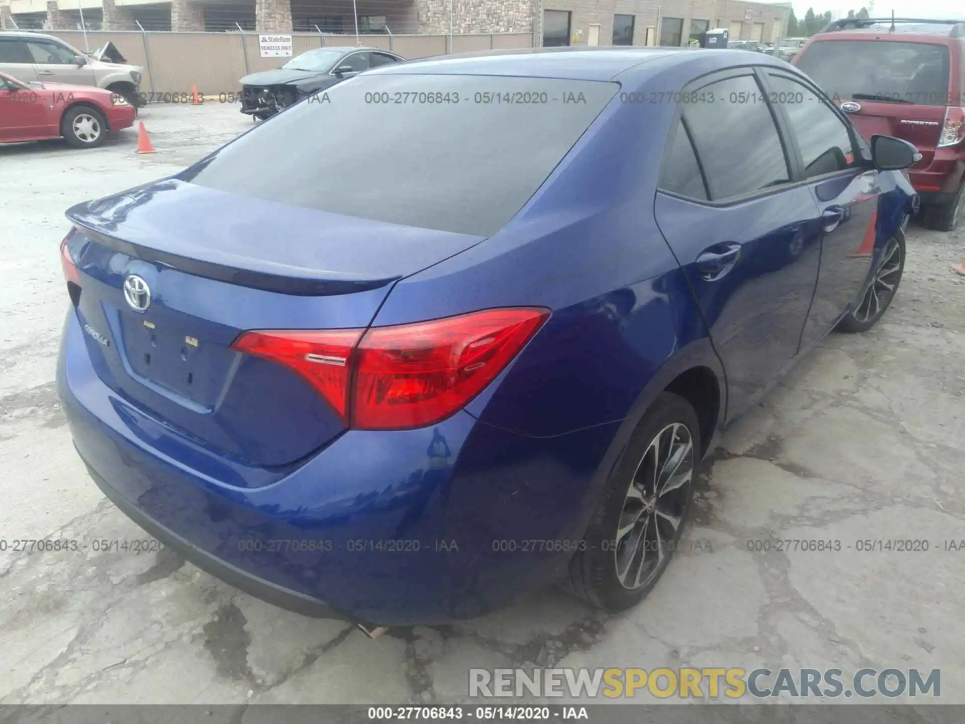 4 Photograph of a damaged car 5YFBURHE9KP892825 TOYOTA COROLLA 2019