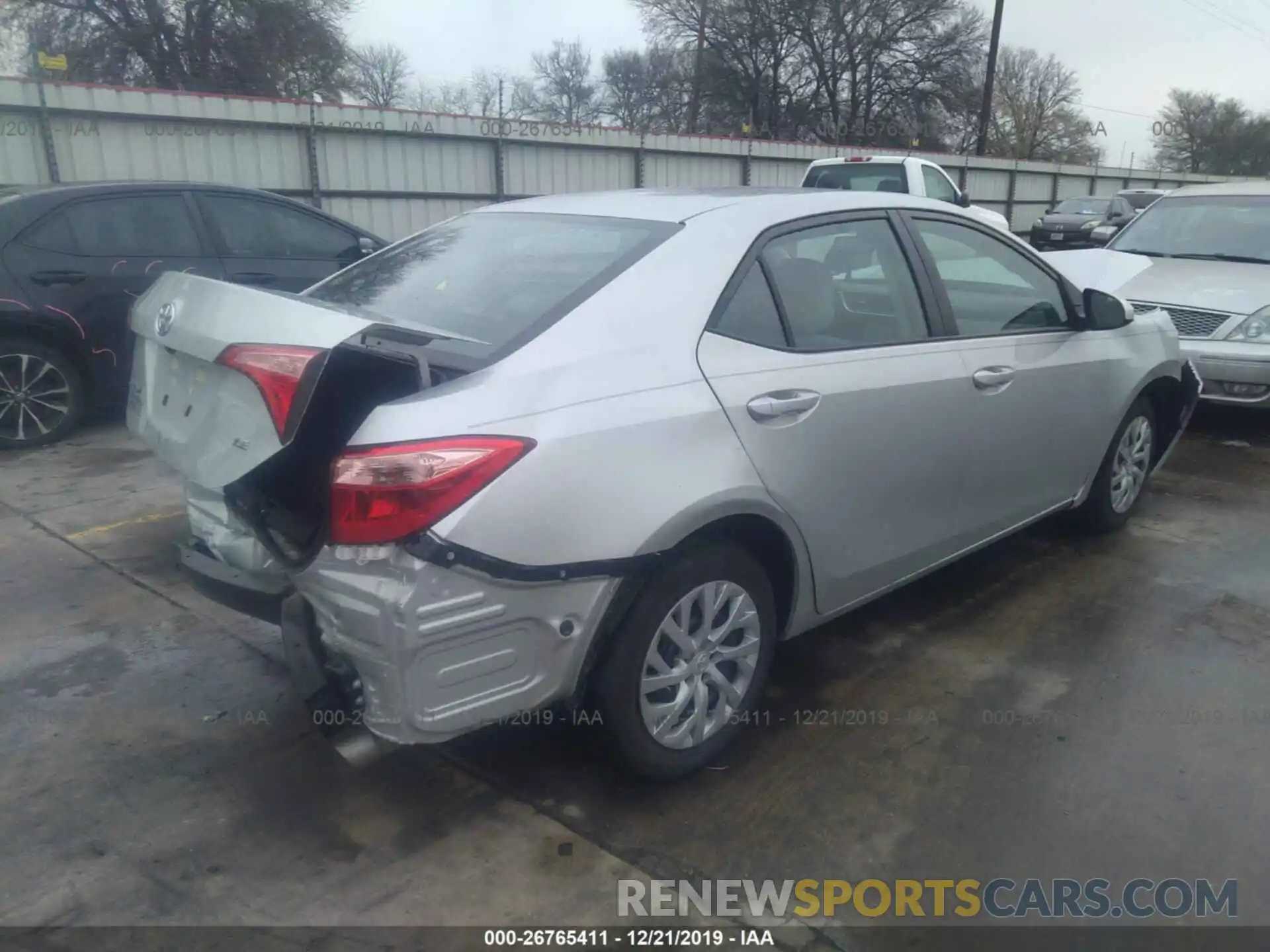 4 Photograph of a damaged car 5YFBURHE9KP893053 TOYOTA COROLLA 2019