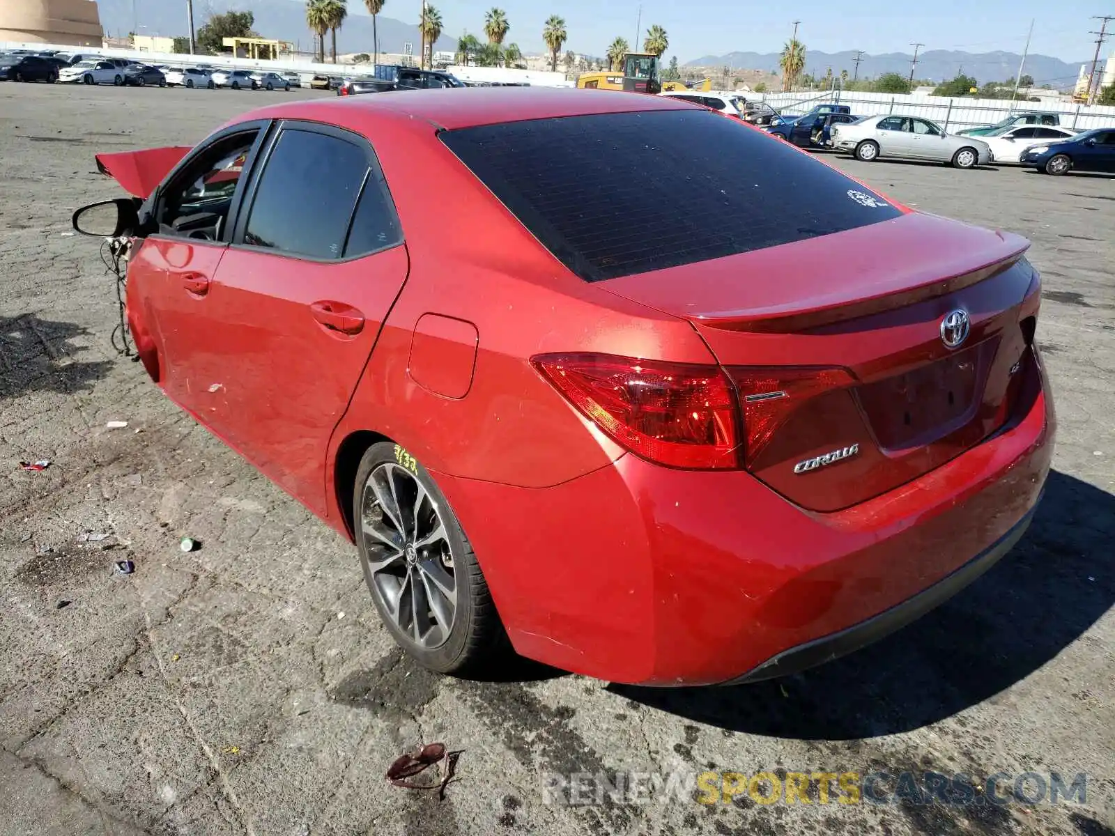 3 Photograph of a damaged car 5YFBURHE9KP893246 TOYOTA COROLLA 2019