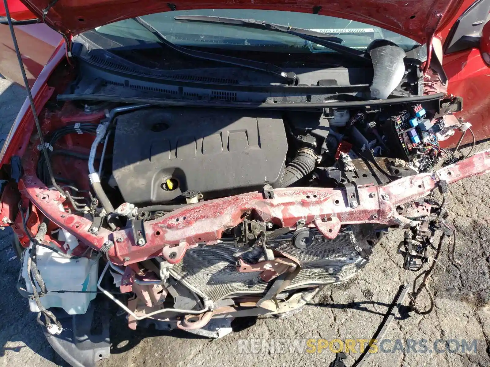 7 Photograph of a damaged car 5YFBURHE9KP893246 TOYOTA COROLLA 2019