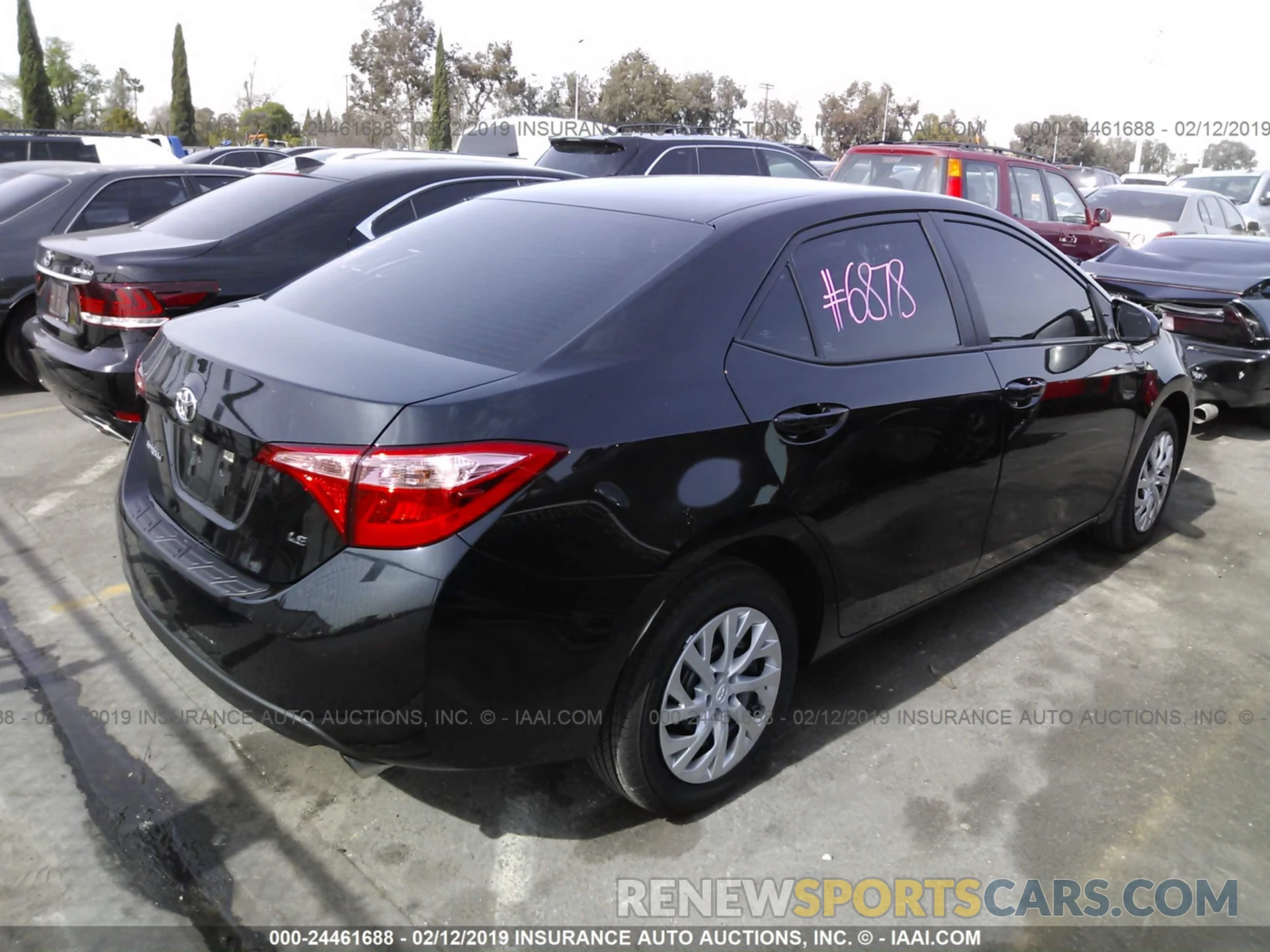 4 Photograph of a damaged car 5YFBURHE9KP894610 TOYOTA COROLLA 2019