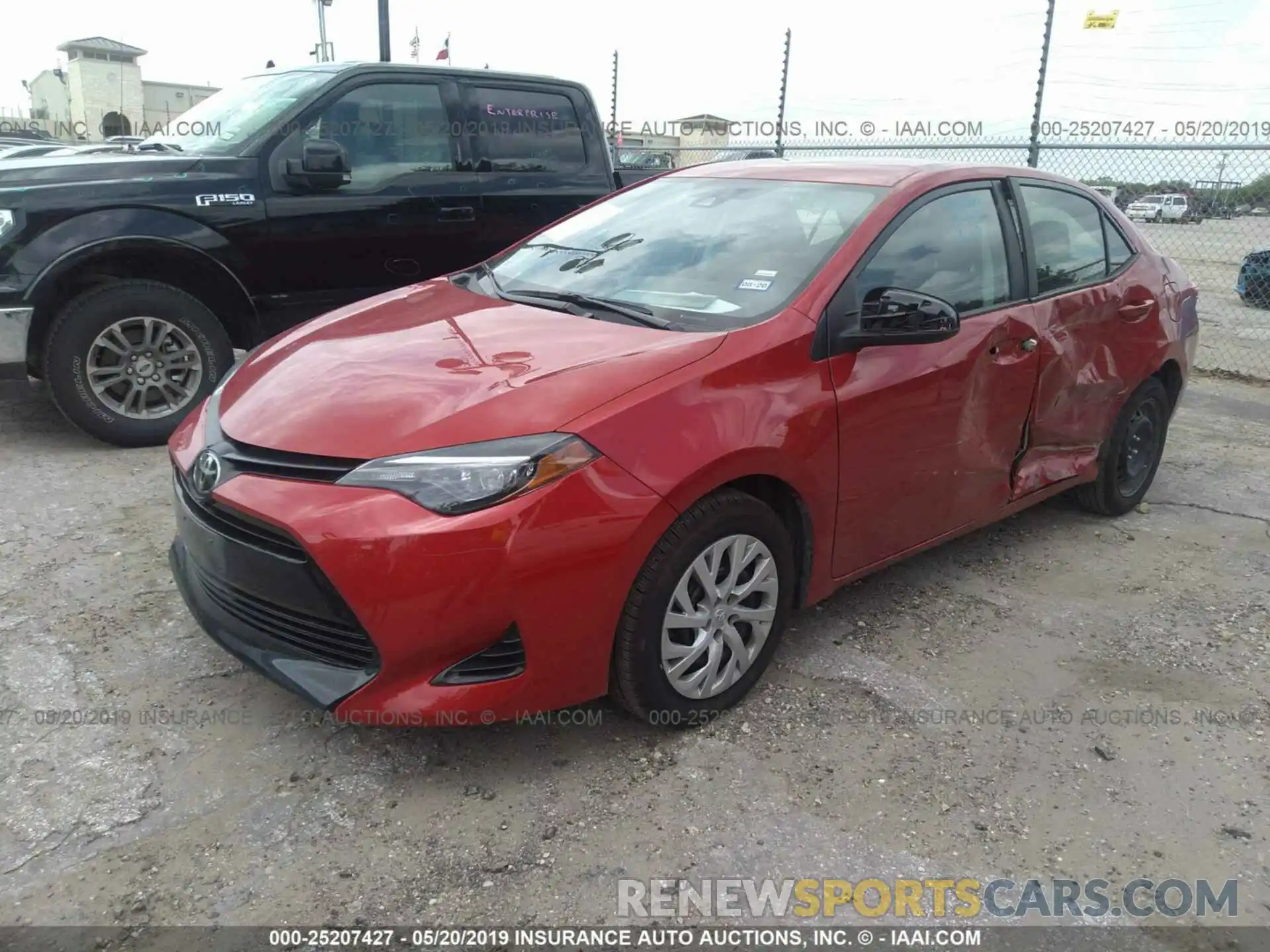 2 Photograph of a damaged car 5YFBURHE9KP894915 TOYOTA COROLLA 2019