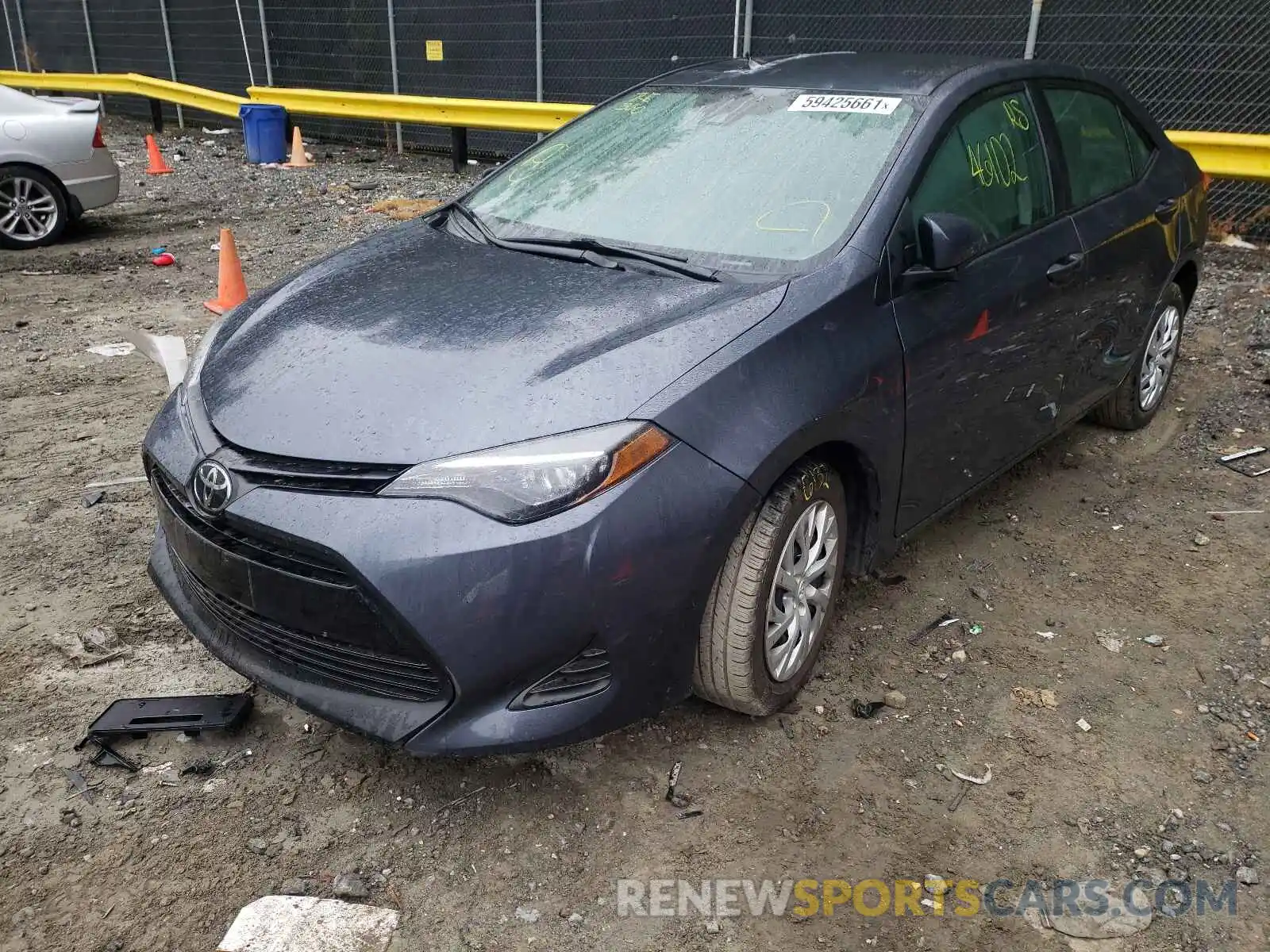 2 Photograph of a damaged car 5YFBURHE9KP895451 TOYOTA COROLLA 2019