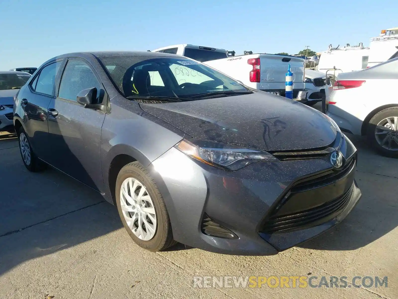 1 Photograph of a damaged car 5YFBURHE9KP895577 TOYOTA COROLLA 2019